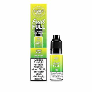 Dinner Lady Nikotinsalz Fruit Full - Lemon & Lime 10ml 10mg/ml