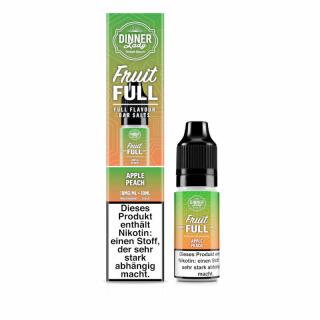 Dinner Lady Nikotinsalz Fruit Full - Apple Peach 10ml 10mg/ml