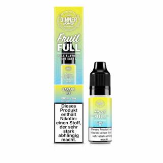 Dinner Lady Nikotinsalz Fruit Full - Banana Ice 10ml 10mg/ml