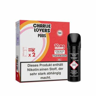 Charlie Lovers Elfa Ersatzpods - Tiger Blood 10mg/ml