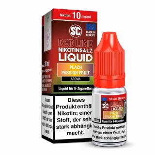 SC Red Line 10ml Nikotinsalz - Peach Passion Fruit 10mg/ml