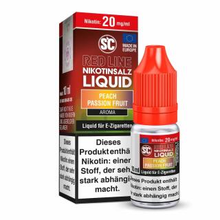 SC Red Line 10ml Nikotinsalz - Peach Passion Fruit 20mg/ml