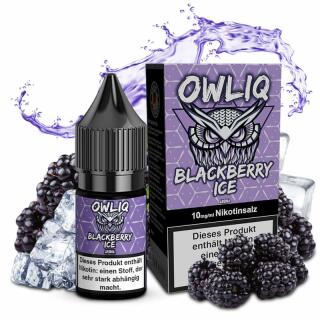 OWLIQ Nikotinsalz 10ml - Blackberry Ice