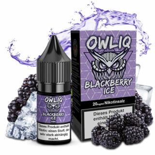 OWLIQ Nikotinsalz 10ml - Blackberry Ice 20mg/ml