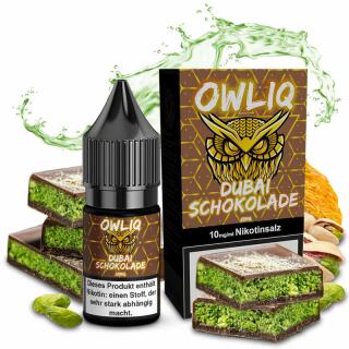 OWLIQ Nikotinsalz 10ml - Dubai Schokolade 10mg/ml