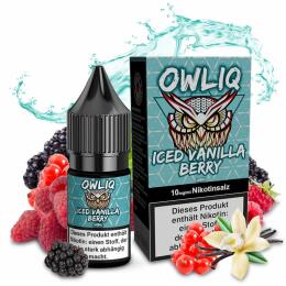 OWLIQ Nikotinsalz 10ml - Iced Vanilla Berry